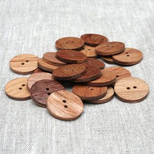 wood buttons